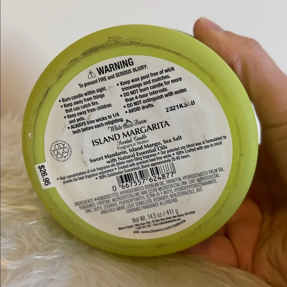 New Island Margarita 3-Wick Candle ✨